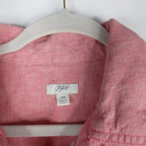 J.jill Linen Button-down Jacket Top | Size XS - Picture 3 of 8